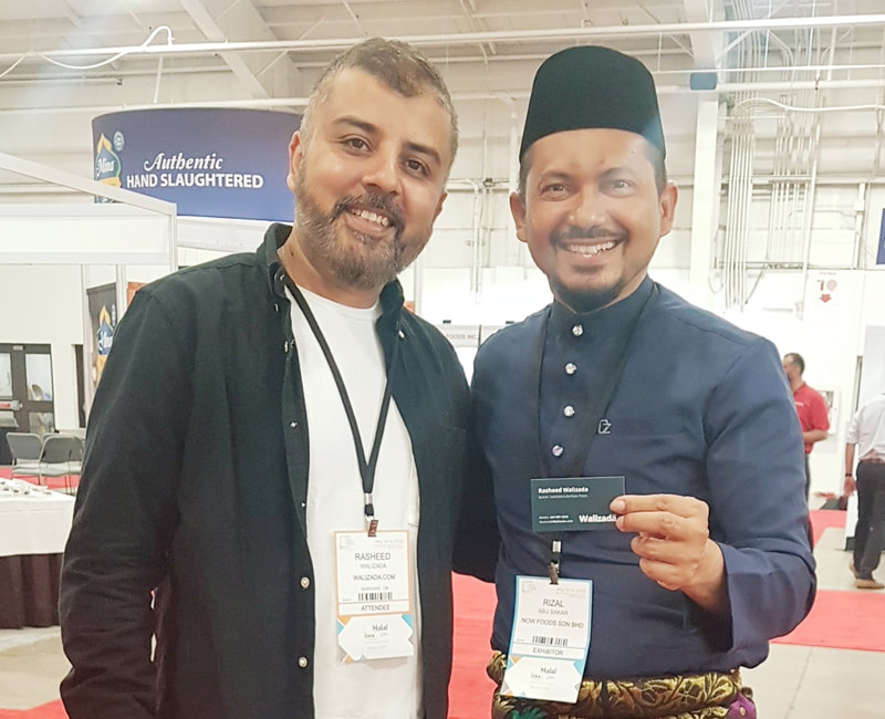 Rasheed Walizada at Halal Expo Canada 2022 Toronto meeting Malaysian business delegation to Canada