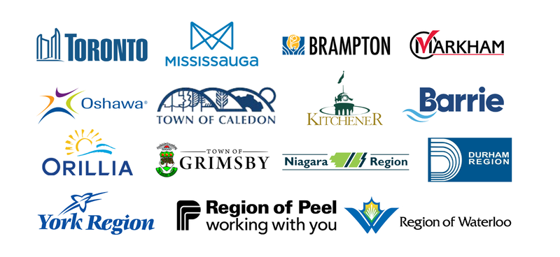 Projects in cities and regions across Ontario