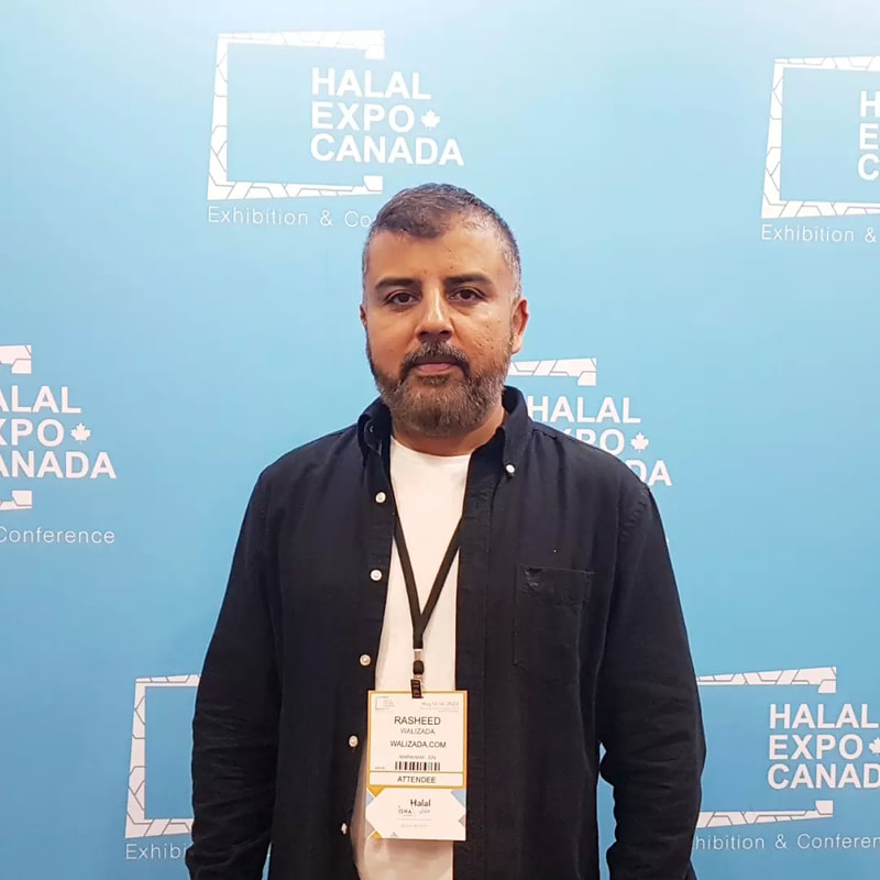 Rasheed Walizada at Halal Expo Canada 2022 Toronto