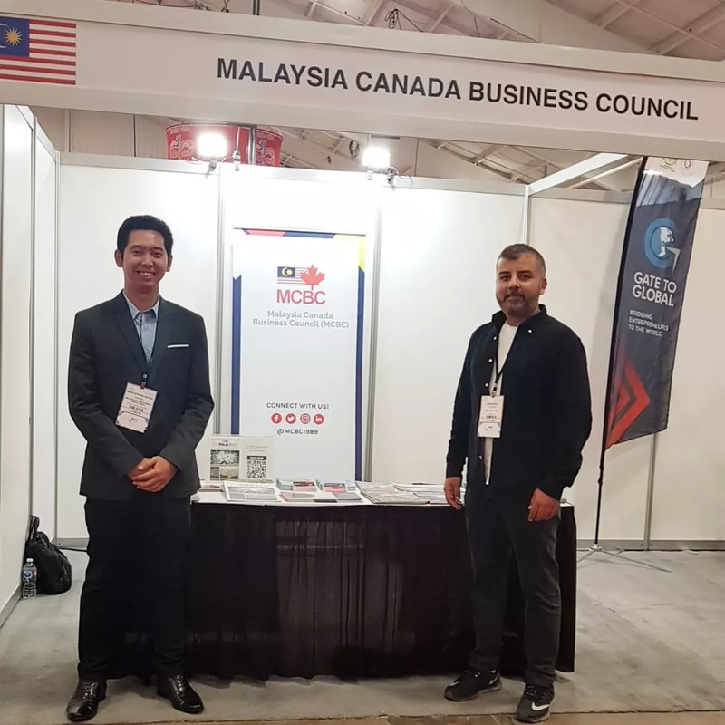Rasheed Walizada at Halal Expo Canada 2022 Toronto at Malaysia Canada Business Council booth
