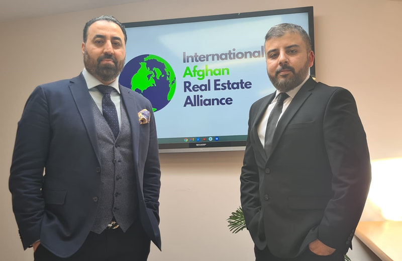 Rasheed Walizada and Jamshid Hussaini co-founders at International Afghan Real Estate Alliance - iArea.org -