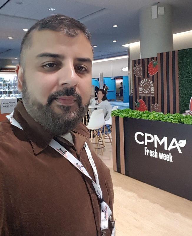 Rasheed Walizada at CPMA Canadian Produce Marketing Association Trade Show in Toronto 2023