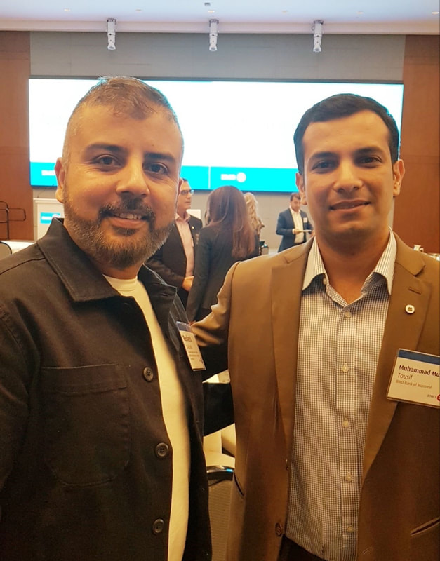 Rasheed Walizada with Muhammad Tousif Business Banking at BMO