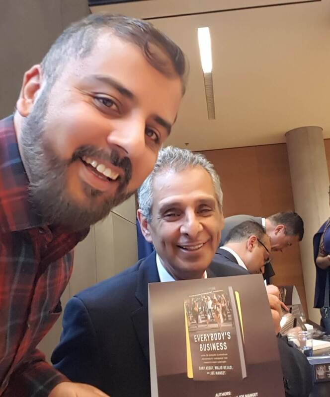 Rasheed Walizada with  Walid Hejazi co-author of Everybody's Business UofT Rotman 2023