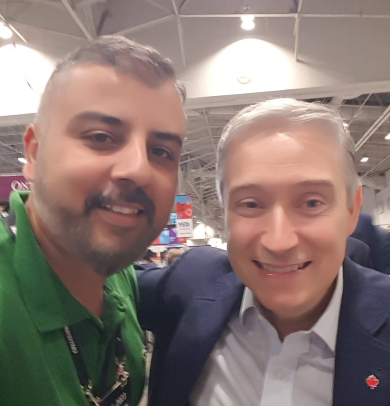 With Hon. François-Philippe Champagne Minister of Innovation, Science and Industry of Canada